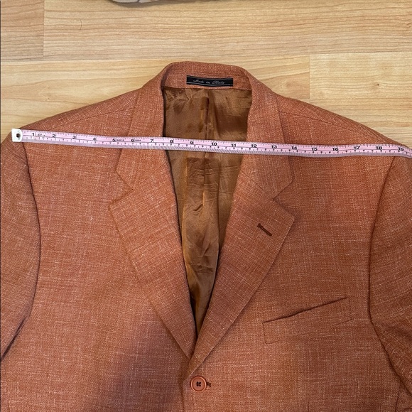 Vintage Bachrach Men's Rust Blazer Size 34-36 - Picture 8 of 11